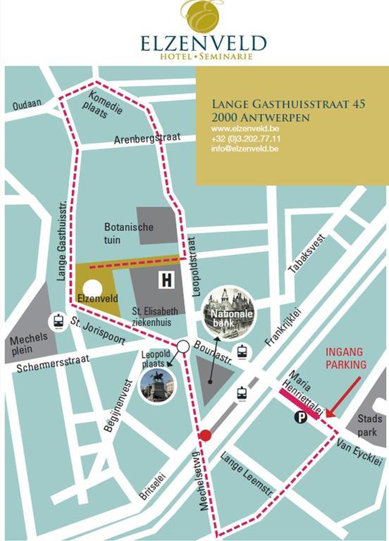 Hotel Elzenveld Antwerpen Bagian luar foto